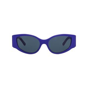 Balenciaga Cat Eye-Frame Recycled Acetate Sunglasses Blue Womens